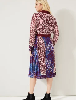 Kimi Contrast Print Dress