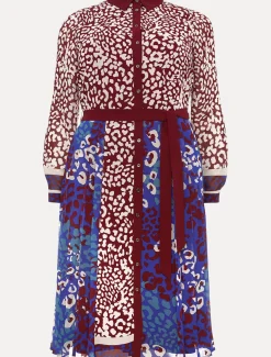 Kimi Contrast Print Dress