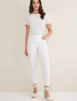 Kinsley Pointelle Jersey Tee
