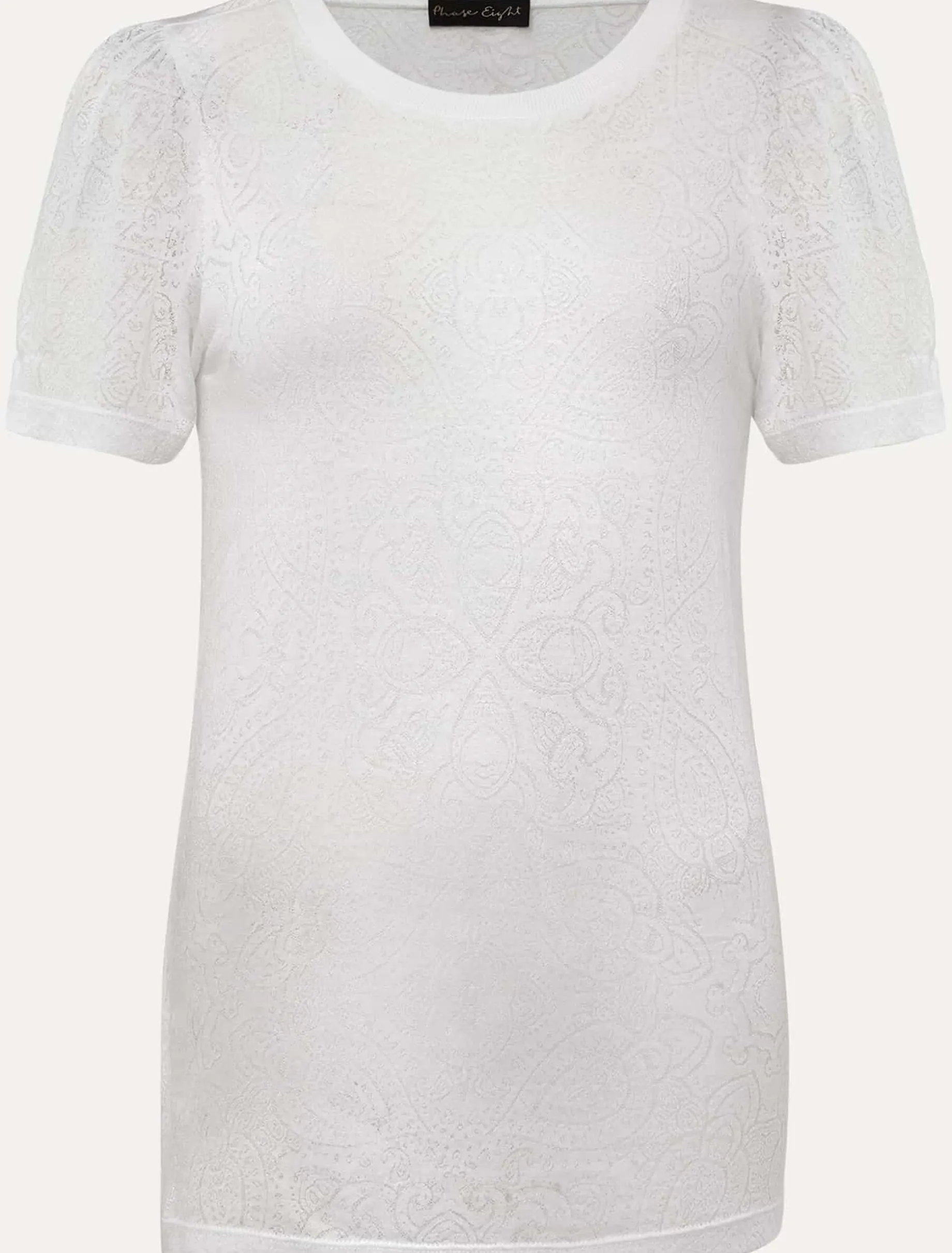 Kinsley Pointelle Jersey Tee