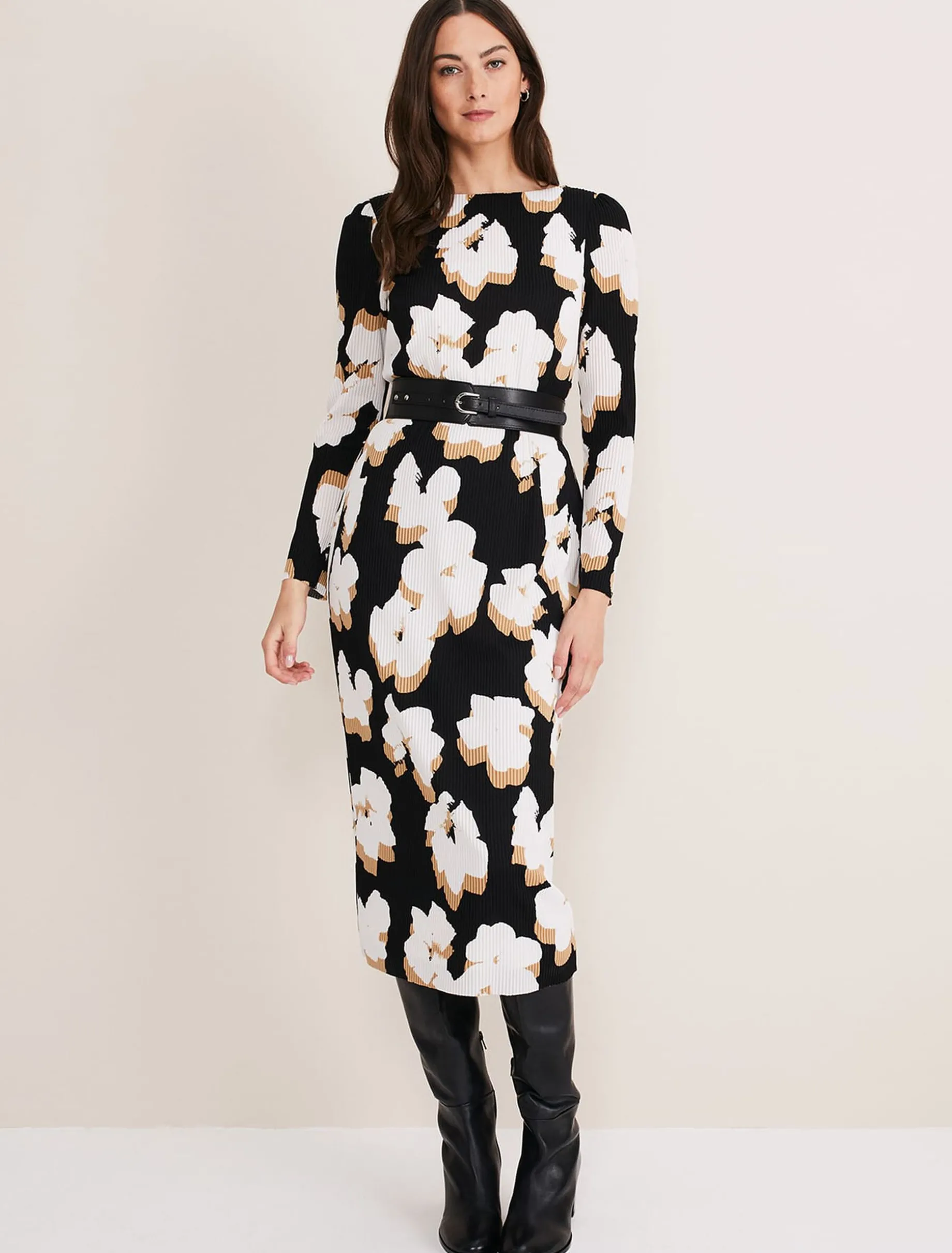 Kinzlee Printed Jersey Dress