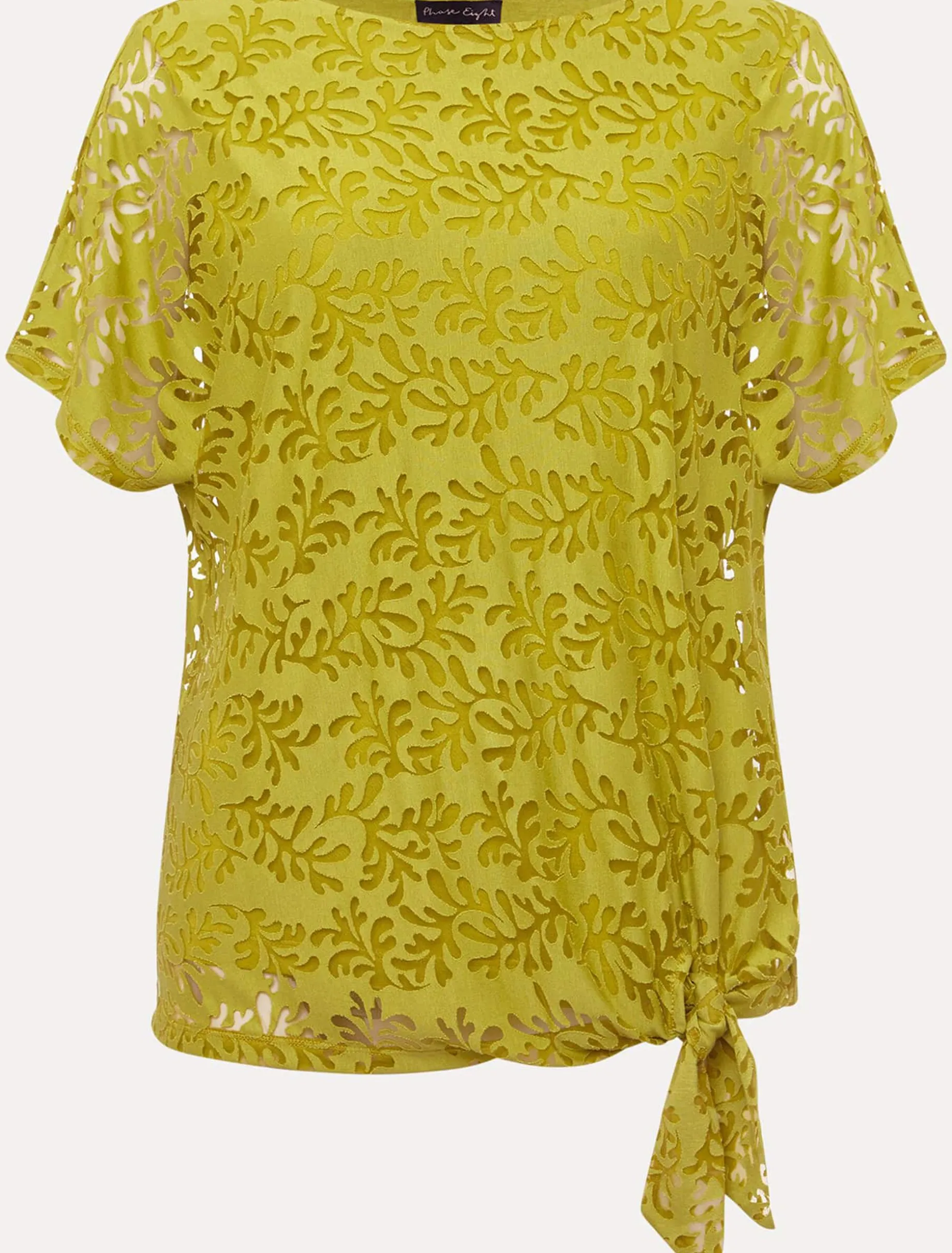 Kirstin Leaf Burnout Top