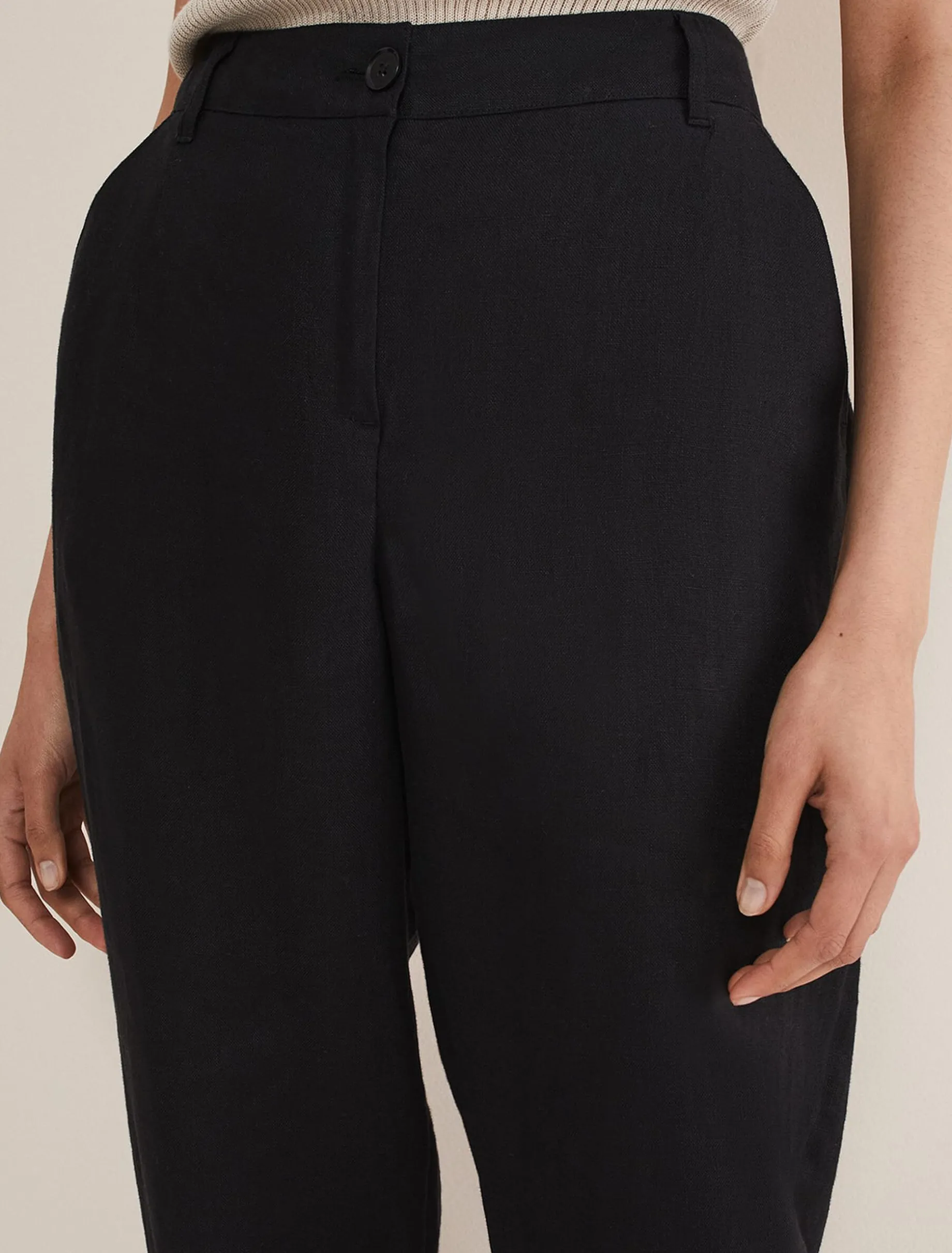 Klarra Tapered Linen Trouser