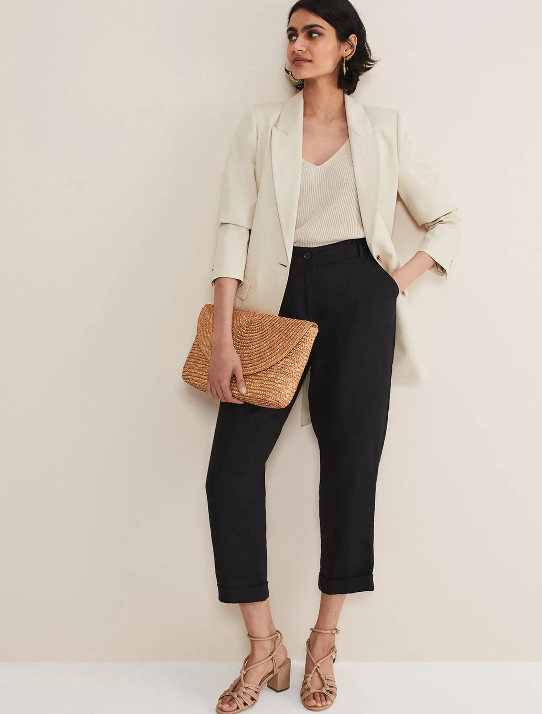 Klarra Tapered Linen Trouser