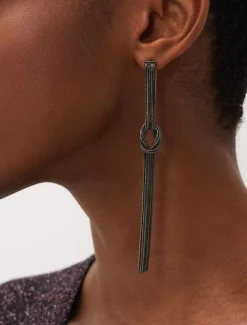 Knot Drop Down Earrings