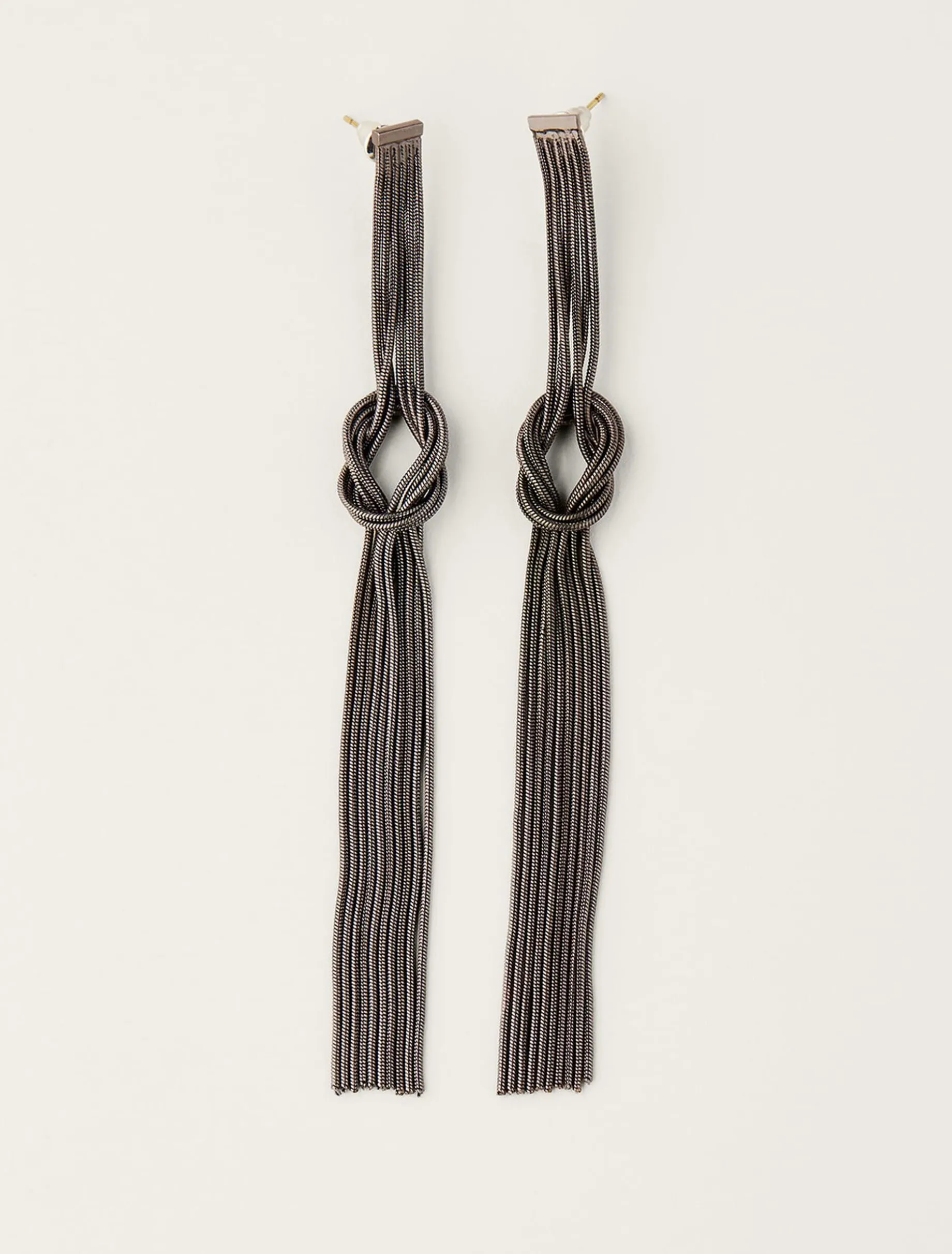Knot Drop Down Earrings