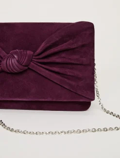 Knot Front Clutch Bag