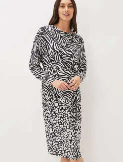 Kora Animal Print Dress