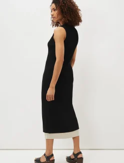 Kourtney Maxi Ribbed Sleeveless Cardigan