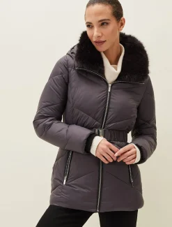 Krissy Short High Shine Puffer Coat