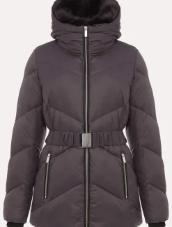 Krissy Short High Shine Puffer Coat