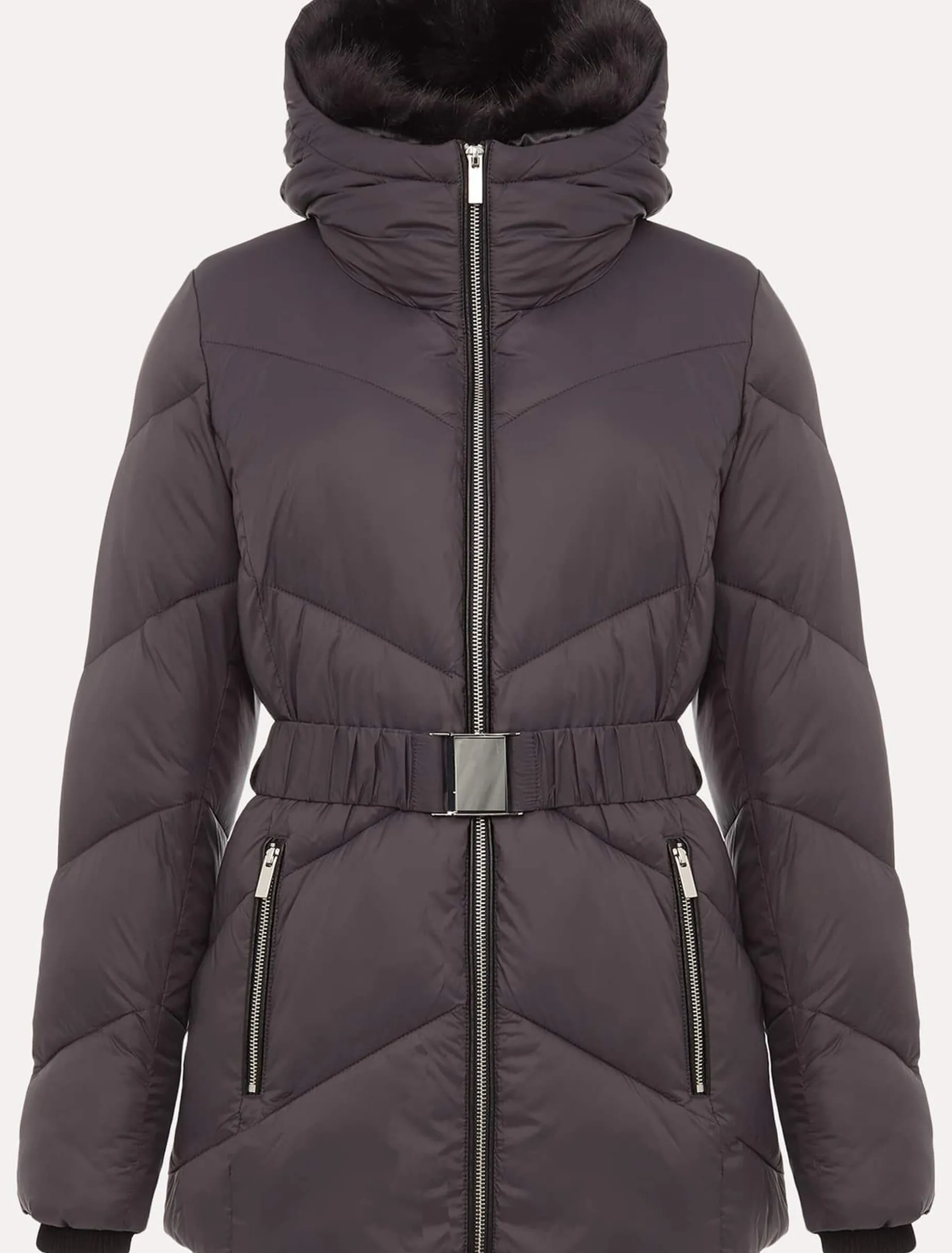 Krissy Short High Shine Puffer Coat