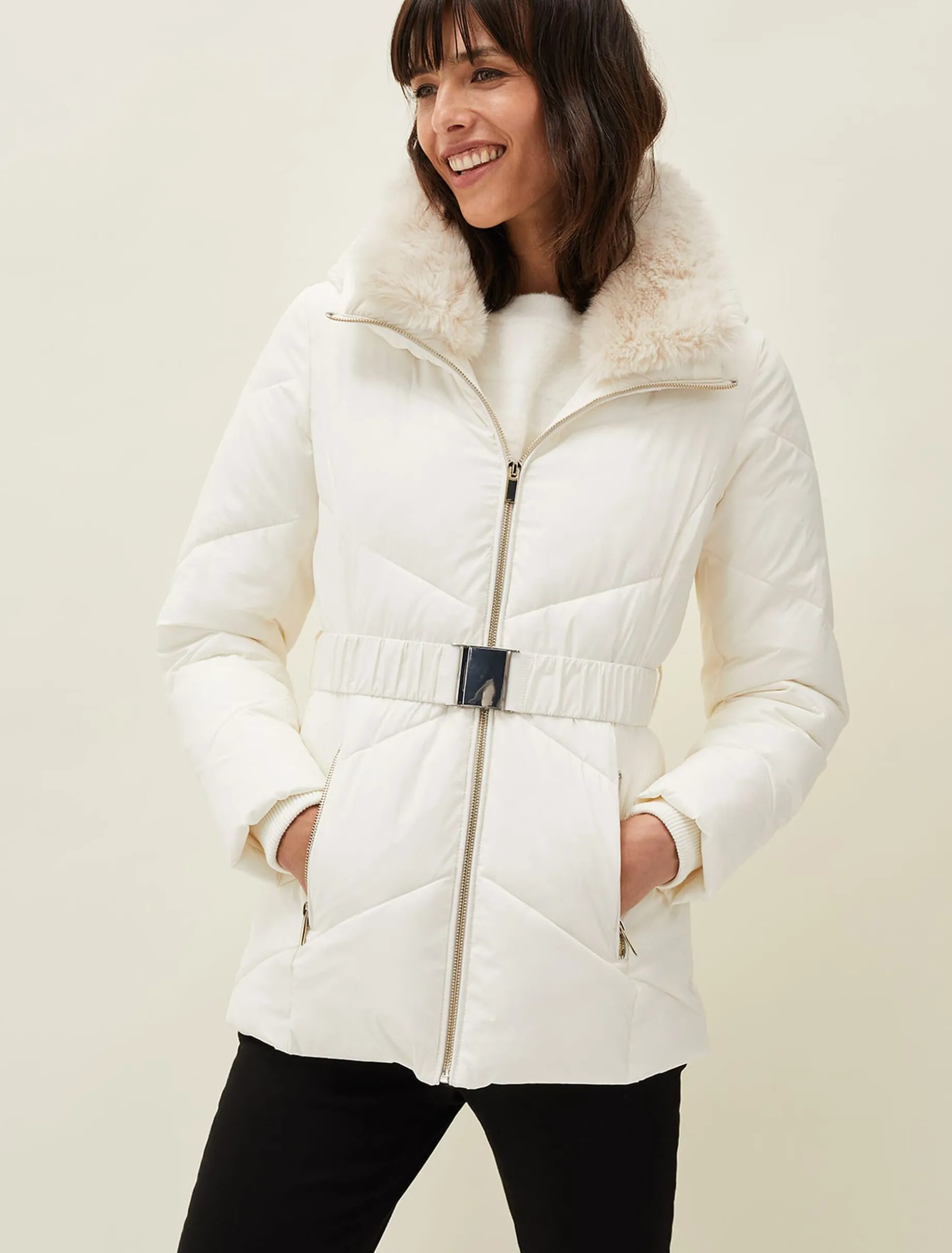 Krissy Short High Shine Puffer Coat