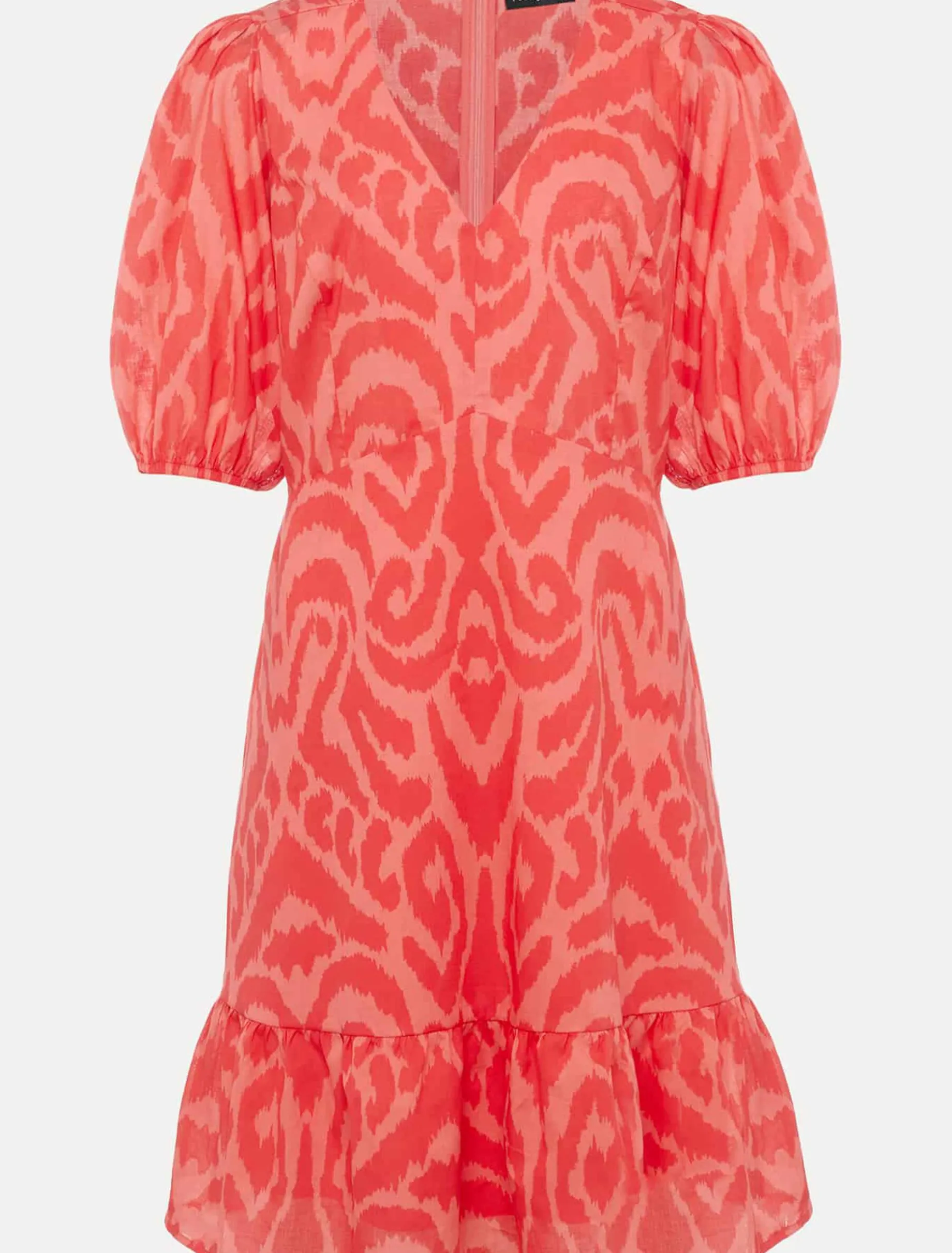 Krystal Cotton Abstract Mini Dress
