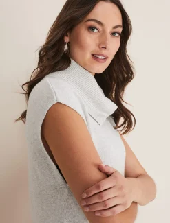 Kysa Knitted Sleeveless Tunic