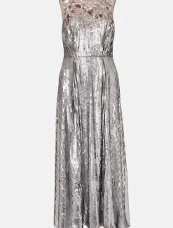 Lainey Shimmer Sequin Midi Dress