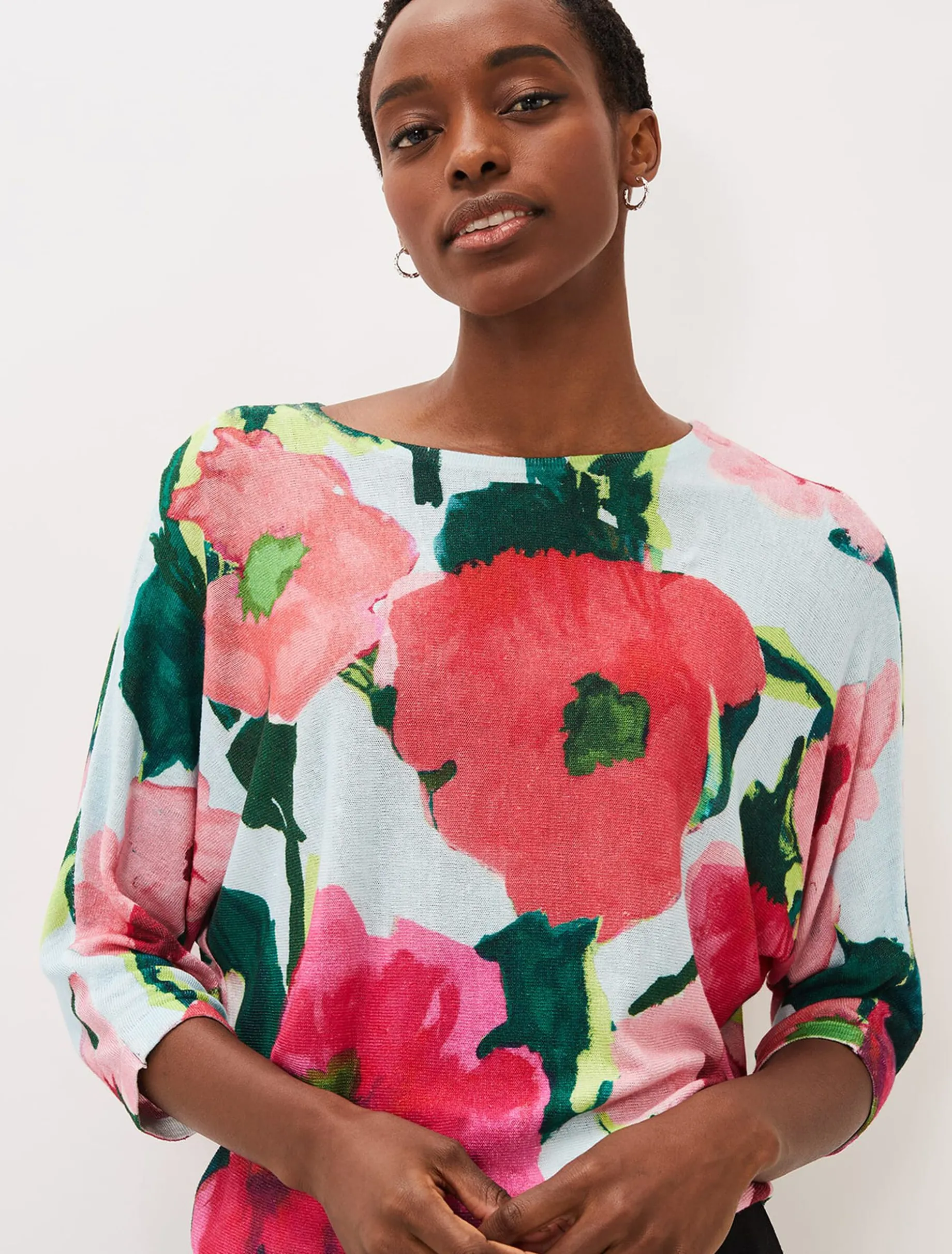 Lanan Linen Floral Jumper