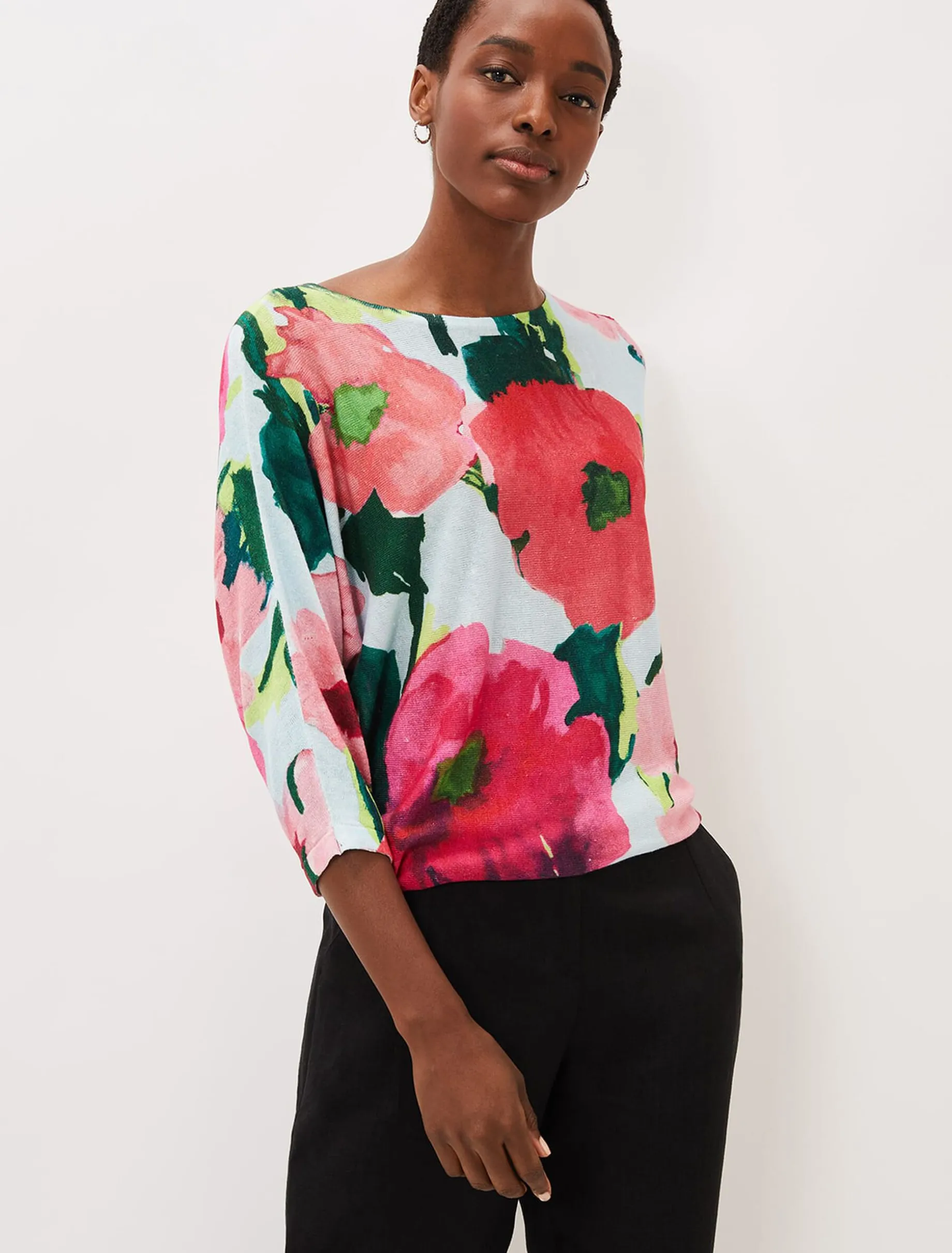 Lanan Linen Floral Jumper