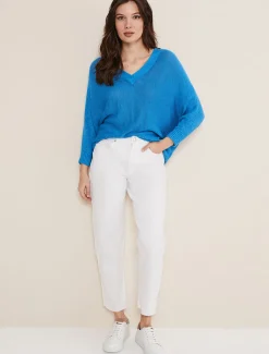 Larol Linen V Neck Knit