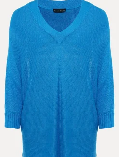 Larol Linen V Neck Knit