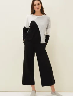 Laura Colourblock Fine Knit Jumper