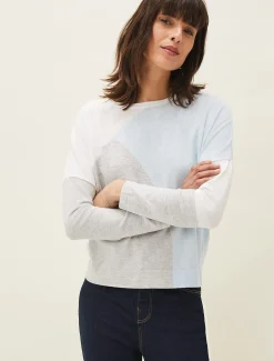 Laura Colourblock Intarsia Jumper
