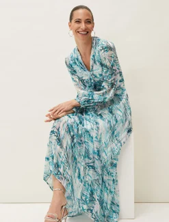 Lauretta Abstract Print Maxi Dress