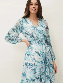 Lauretta Abstract Print Maxi Dress