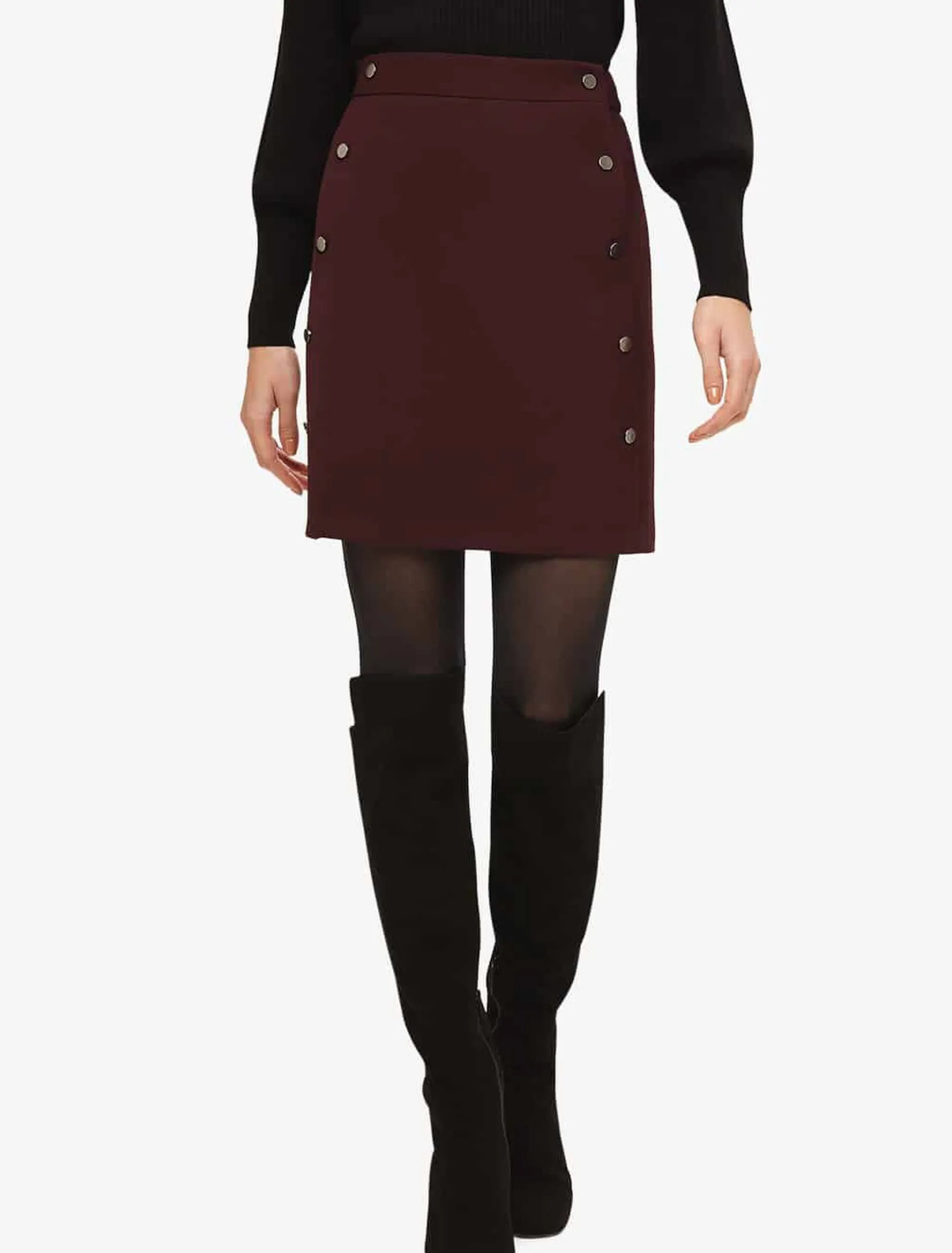 Laya Double Button Skirt