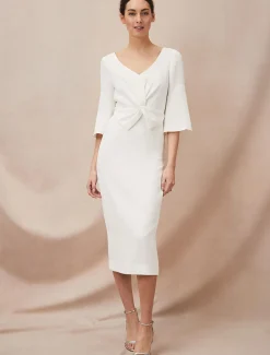 Layla Bow Midi Dress
