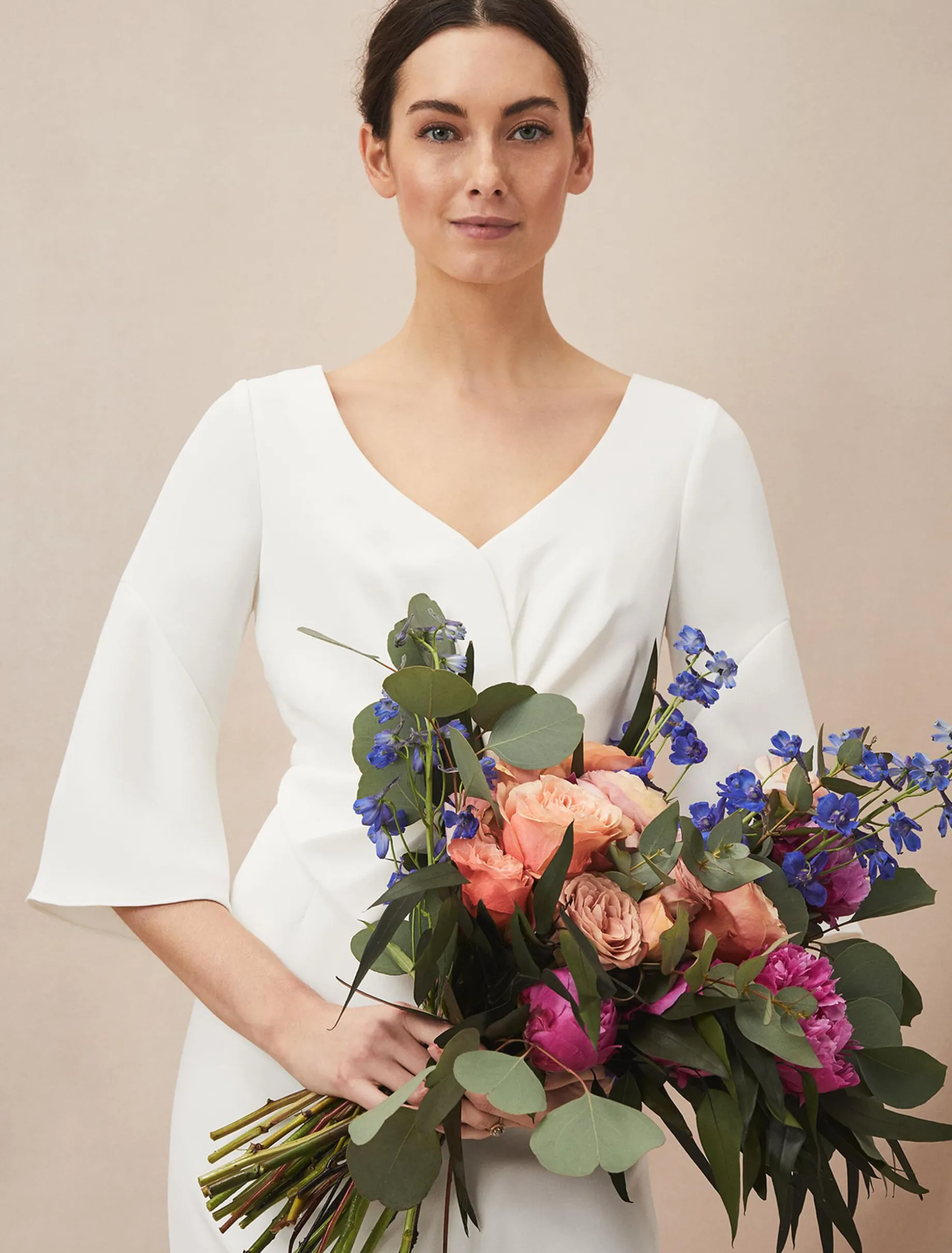 Layla Bow Midi Dress