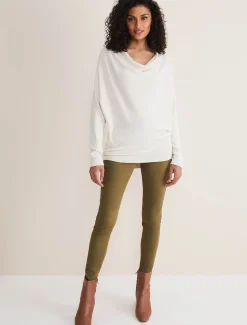 Layra Cowl Neck Knit Top
