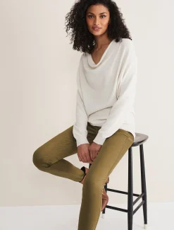 Layra Cowl Neck Knit Top
