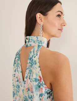 Lea Floral Pleat Blouse