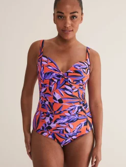 Leaf Print Swimsuit