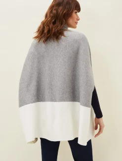 Leaha Colourblock Double Ended Zip Cape