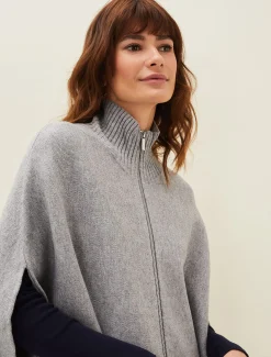 Leaha Colourblock Double Ended Zip Cape