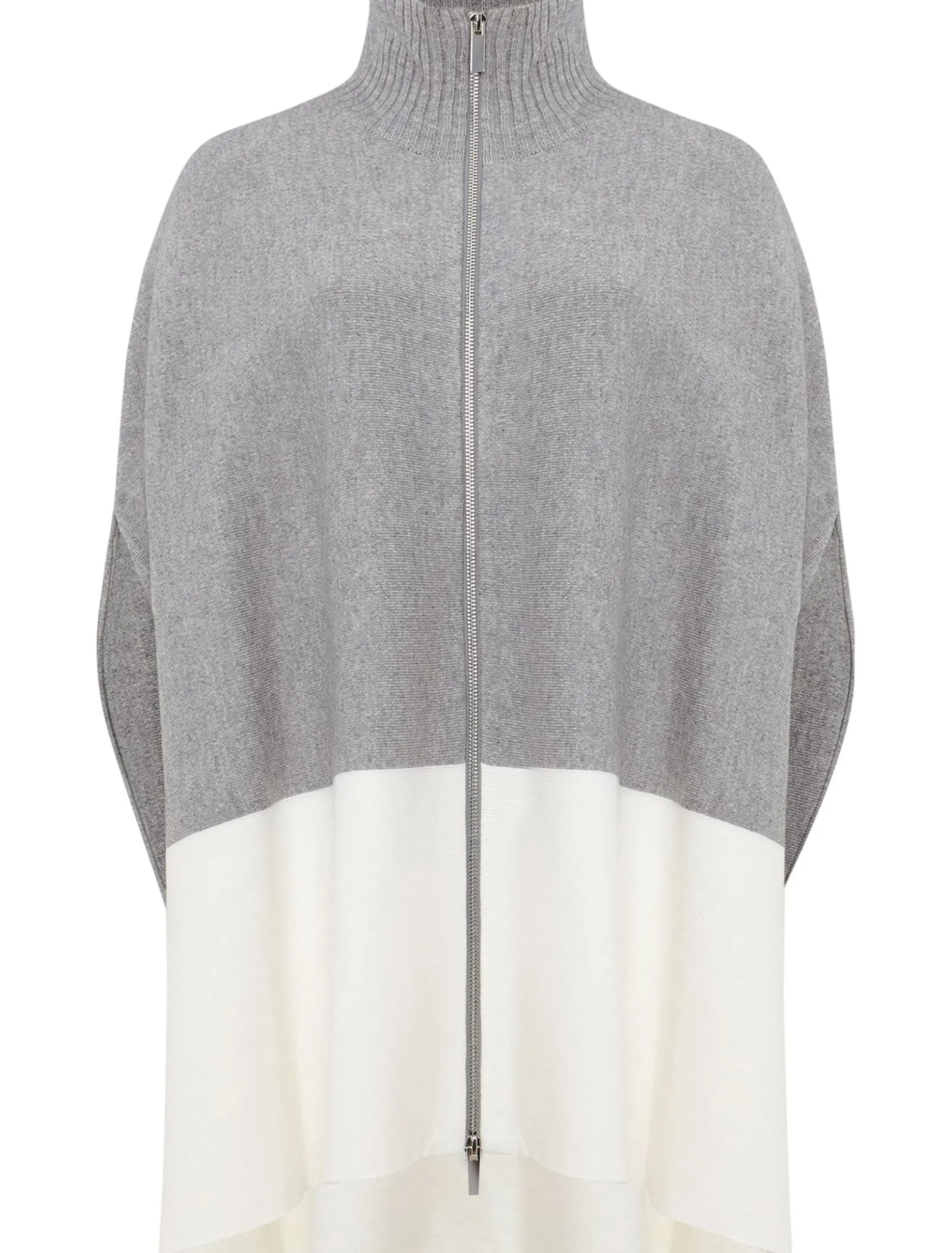 Leaha Colourblock Double Ended Zip Cape