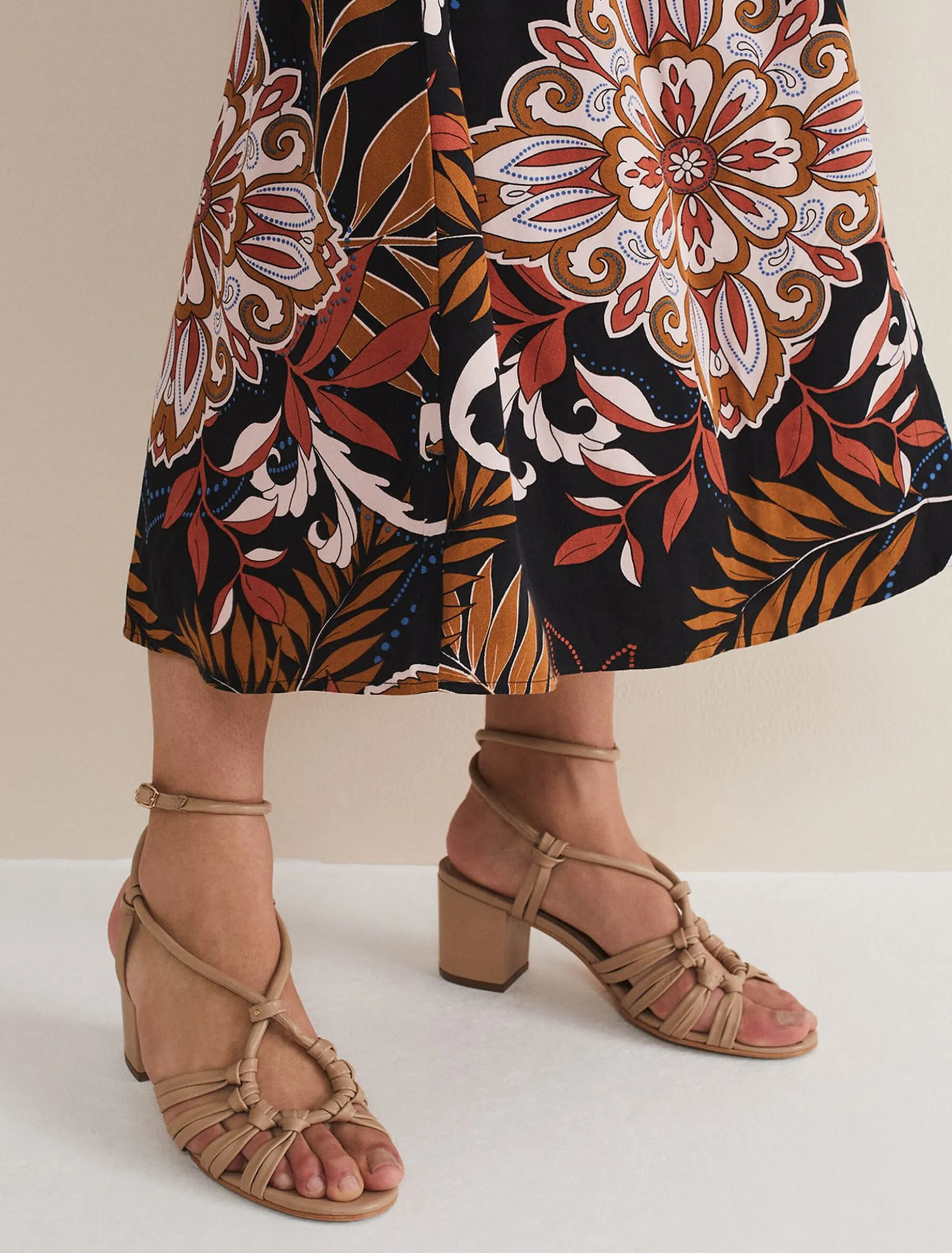 Leather Ankle Strap Sandal Shoe