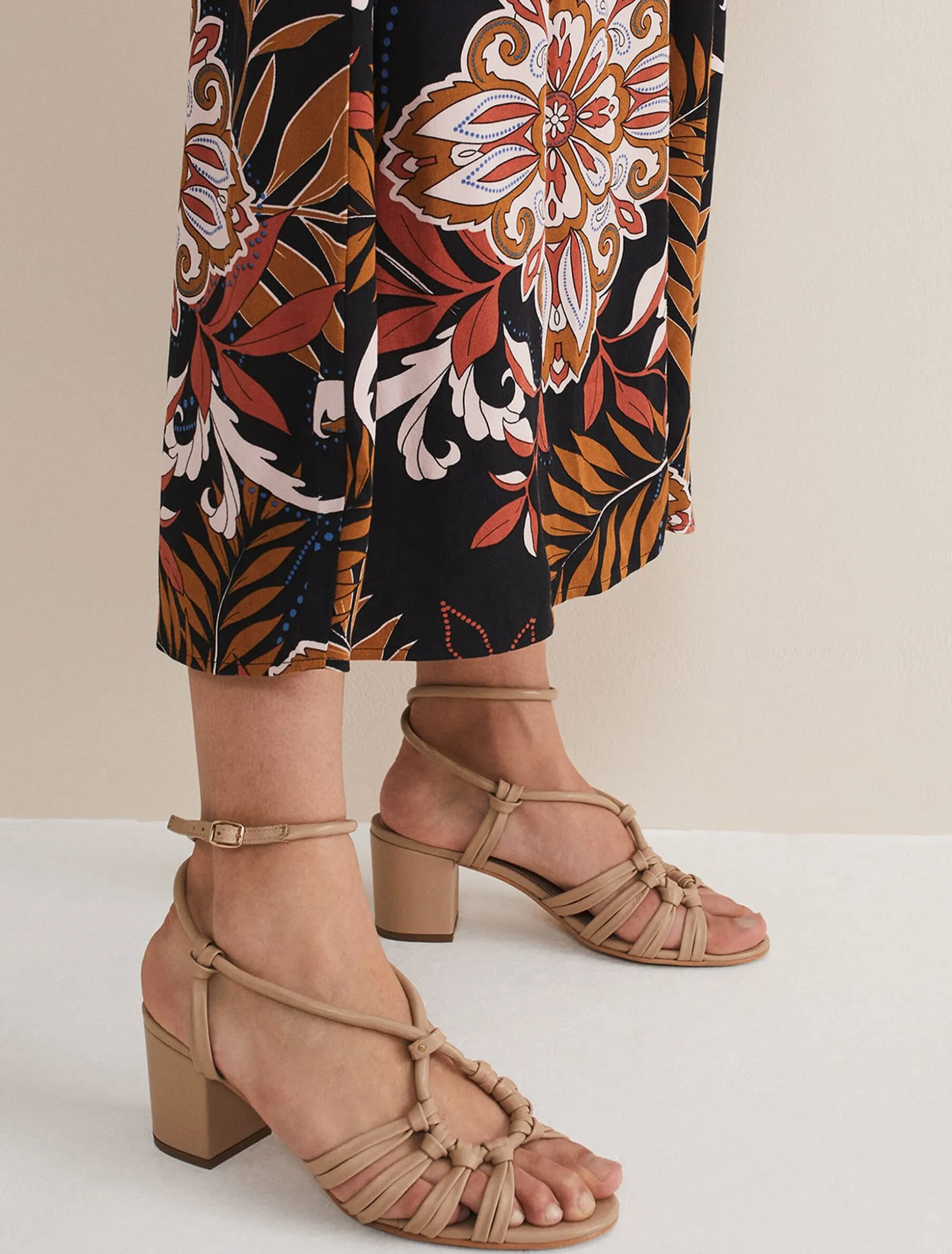 Leather Ankle Strap Sandal Shoe