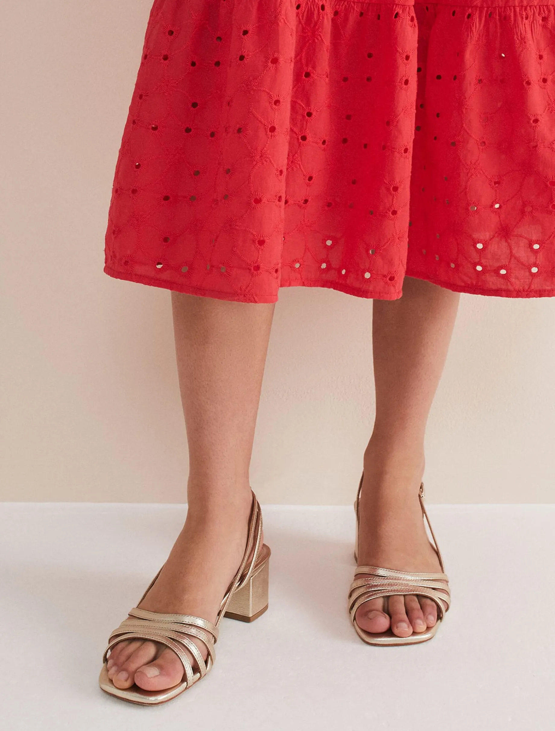 Leather Block Heels