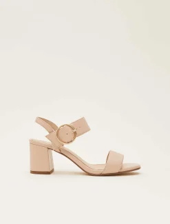 Leather Buckle Sandals