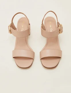 Leather Buckle Sandals