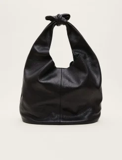 Leather Hobo Slouch Bag