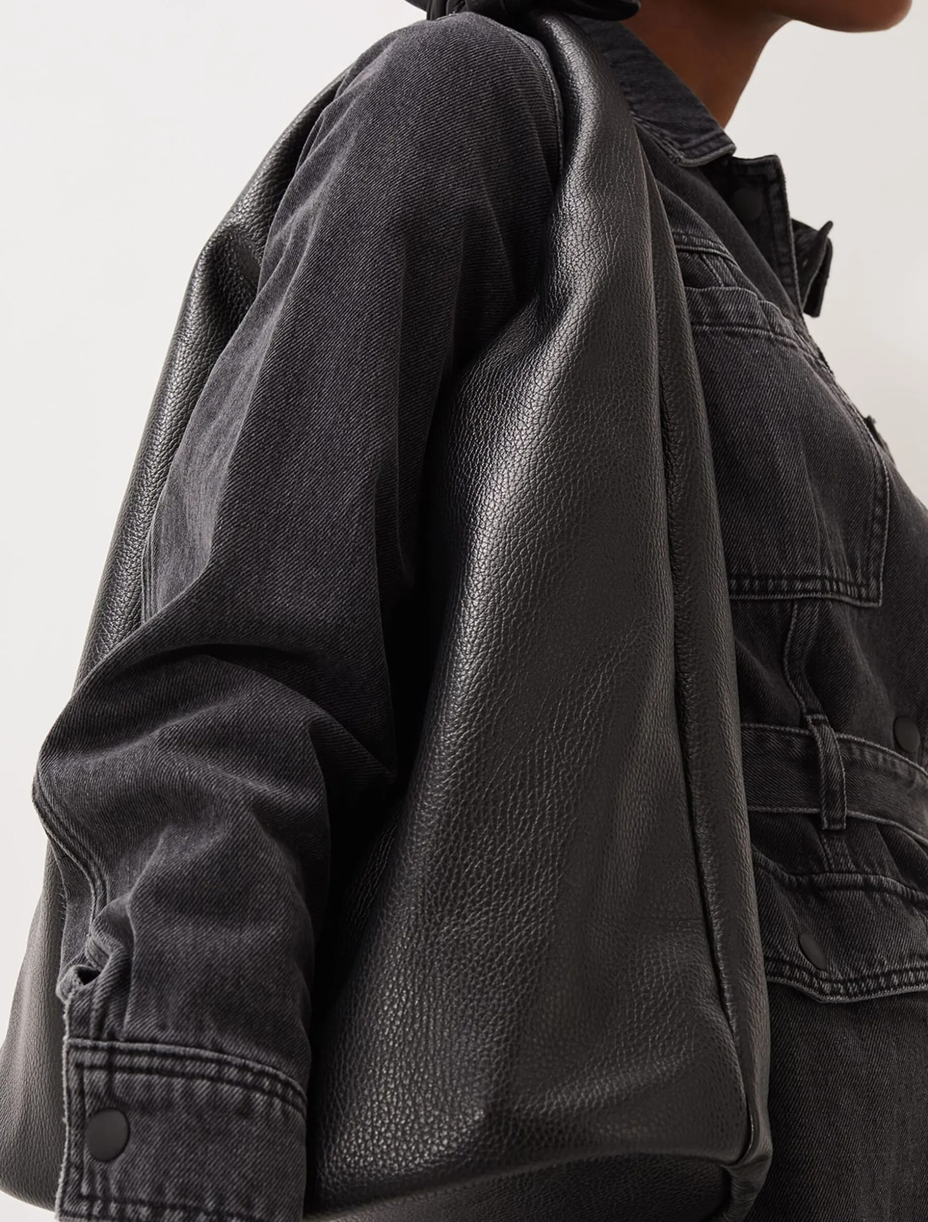Leather Hobo Slouch Bag