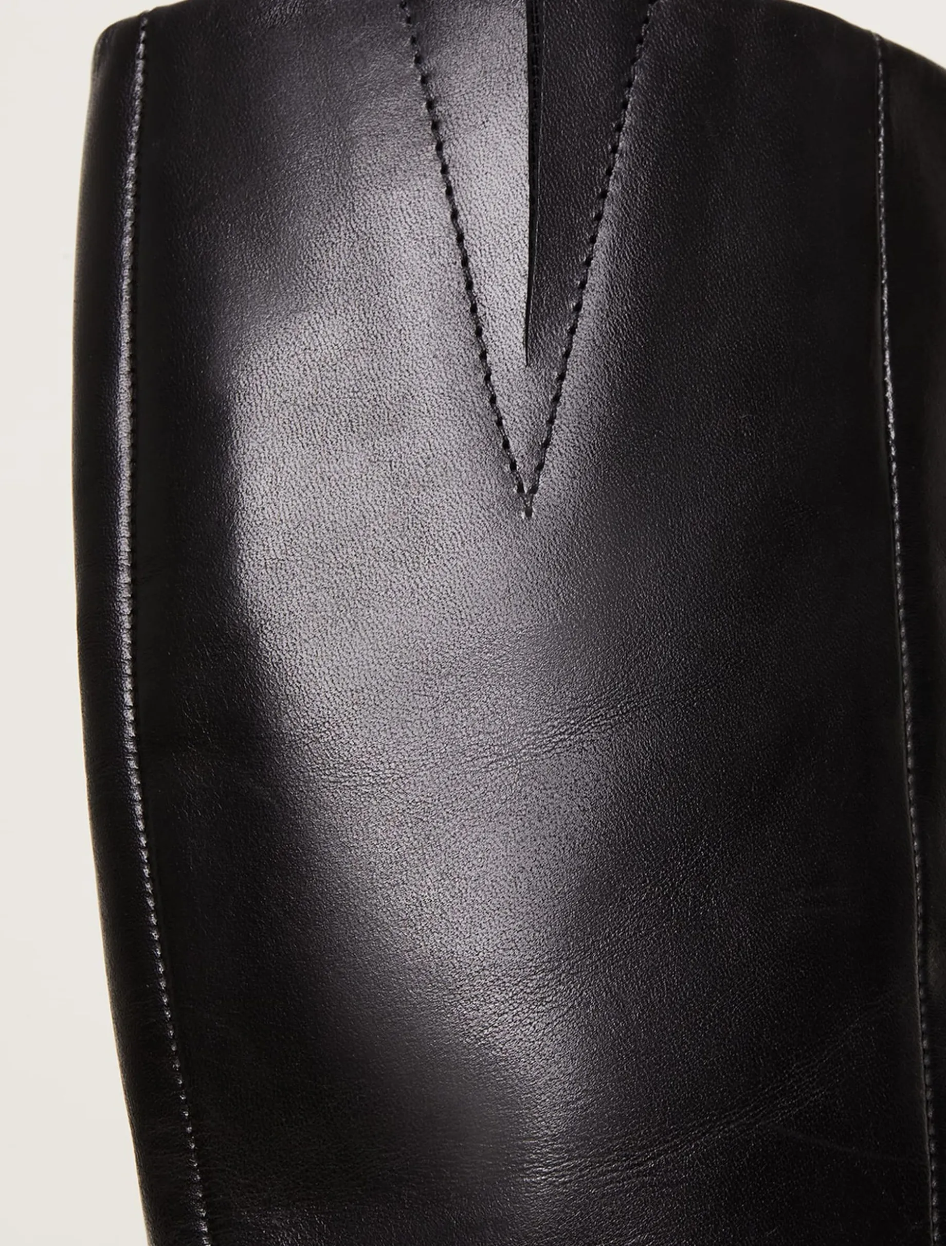 Leather Knee High Boots