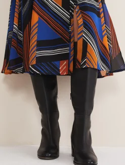 Leather Knee High Boots
