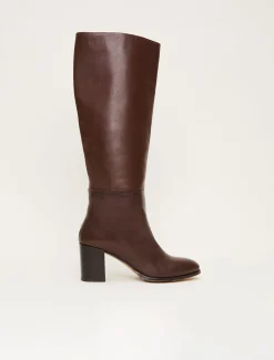 Leather Knee High Boots