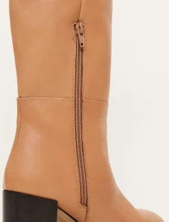 Leather Knee High Boots