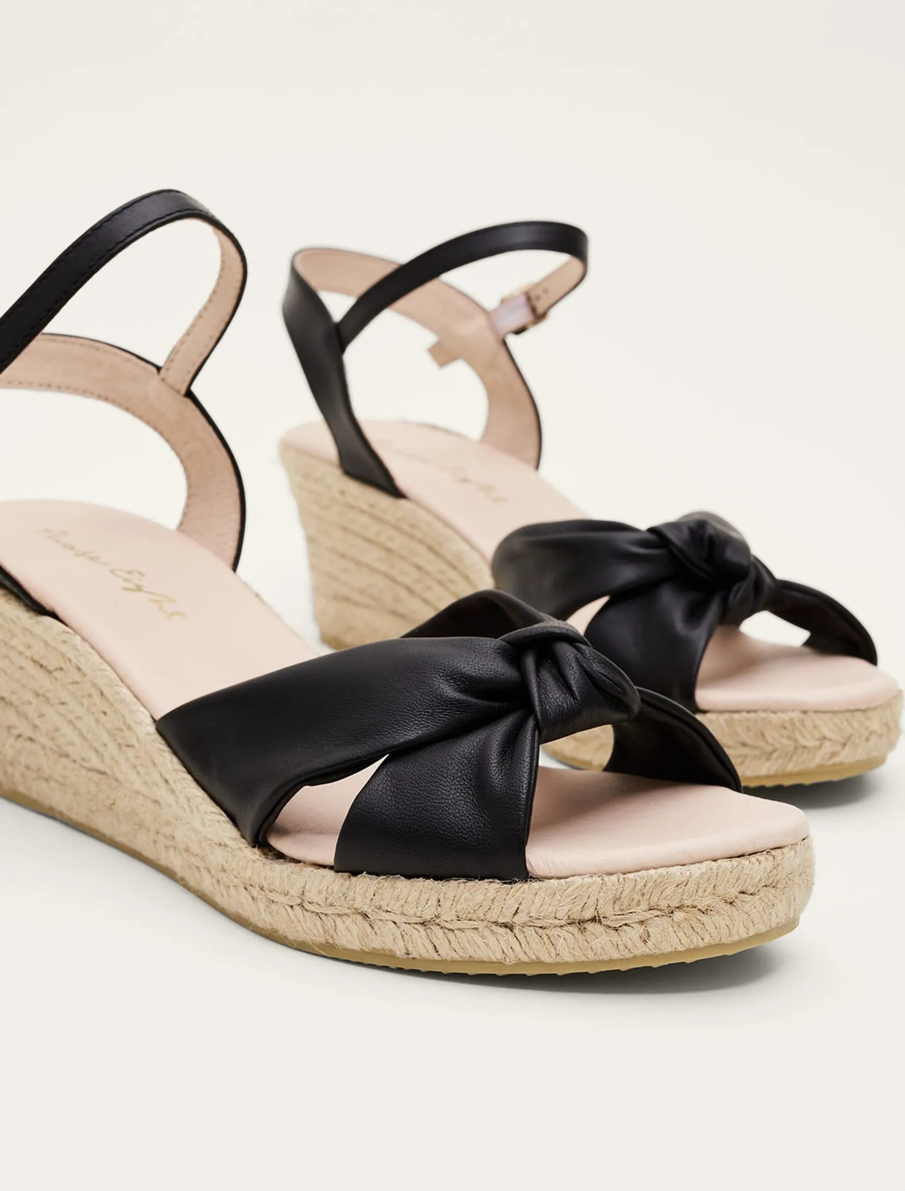 Leather Knot Espadrille